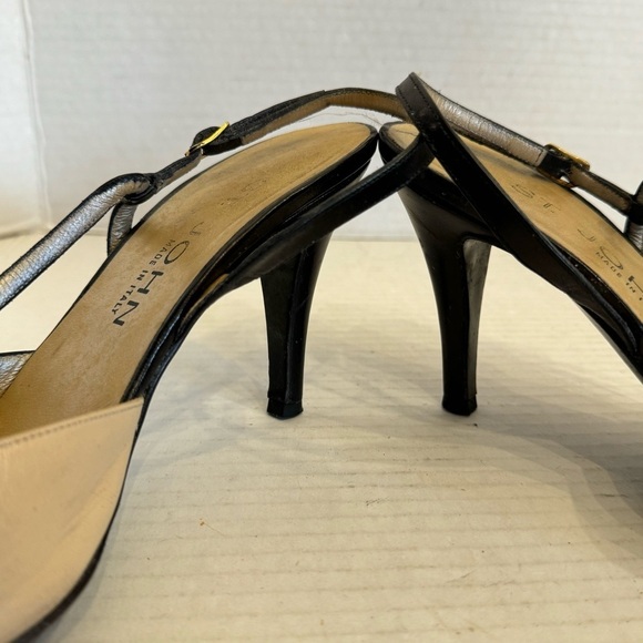 Vintage St. John Slingback Pointed Toe Pumps Shoes SZ 7.5 - Picture 8 of 16